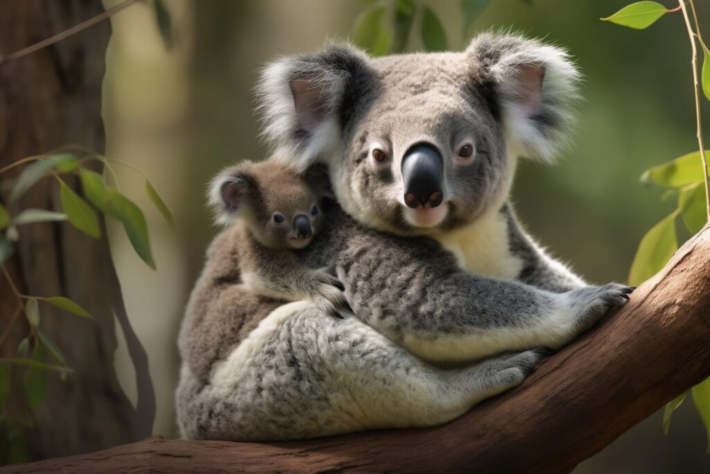 コアラの親子